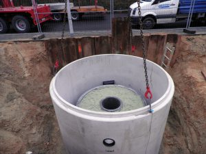 Der Mall-Sickertunnel CaviLine – Neu auf der InfraTech: der Mall-Sickertunnel CaviLine Regenwasser vor Ort versickern und behandeln