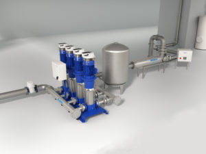 Wasserversorgung毛皮滑雪fahrer und Wanderer sichern