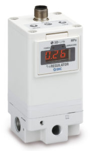Elektropneumatische Druckregler der Serie ITV#-IL mit IO-Link für Industrie 4.0-Anwendungen