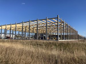 Halbzeit beim Neubauprojekt von SMC Deutschland in Egelsbach