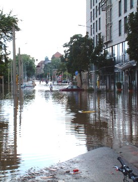 Störungen durch Hochwasser