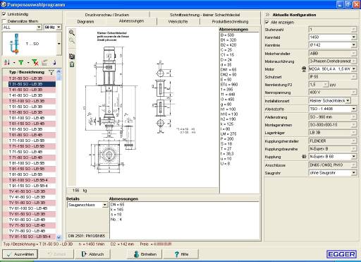 莱纳Software garantiert noch mehr Effizienz bei der Pumpenauswahl