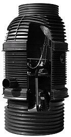 Befahrbare Kunststoffschachte