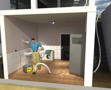 Schneller als die Feuerwehr: Erste Hilfe von Jung Pumpen