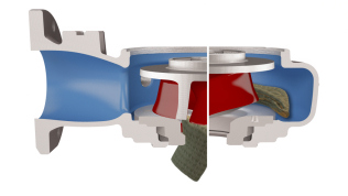ITT公司Flygt n -液压自适应叶轮技术消除污水泵堵塞