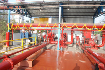 KBL在中板厂项目中安装并委托FM/UL认证的消火栓系统