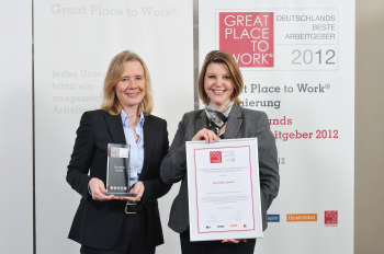 格兰富:Auszeichnung als静脉der ‚Besten Arbeitgeber‘ Deutschlands