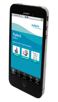 Xylem推出新的产品选择移动应用程序