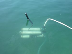 Tsurumi Pump Attached to Remotely Operated Vehicle in Radioactive Clean-up