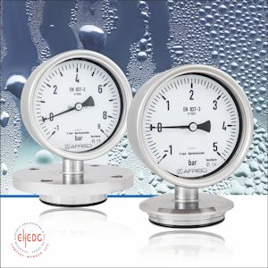 Diaphragm Pressure Gauge with Dry Measuring Cell for Hygienic Applications
