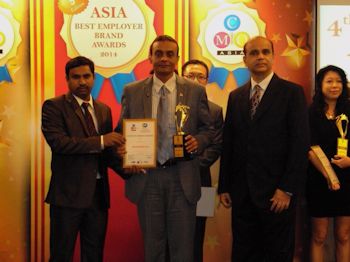 KBL荣获2014第五届亚洲雇主品牌大奖