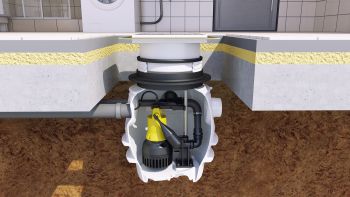 Der neue Baufix 100 von Jung Pumpen scheut kein drückendes Grundwasser