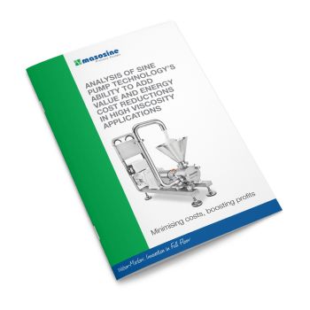 白皮书证明正弦泵的能源效益为过程/工程工厂