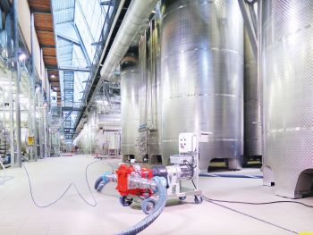 沃格桑葡萄酒泵温和泵葡萄，葡萄必须和葡萄酒