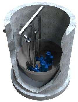 污水槽的自清洁槽插入件
