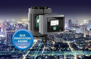 Wilo-Stratos MAXO mit „Blue Innovation Award“ ausgezeichnet.