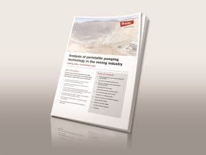 New Edition of White Paper Concludes Peristaltic Pump Technology can Deliver 70 percent+ Water Savings for Mining Industry