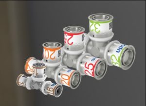 Durchdacht in jeder Dimension: die neuen Fittings für Verbundrohre von Uponor