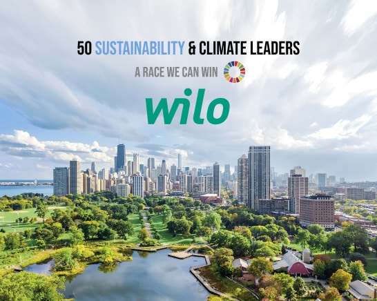 Wilo è stata selezionata come uno dei“50领袖di sostenibilità e clima”a livello mondiale