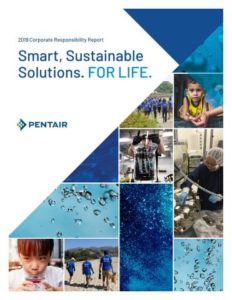 Pentair公布2019年企业责任报告:智能、可持续解决方案为生活。