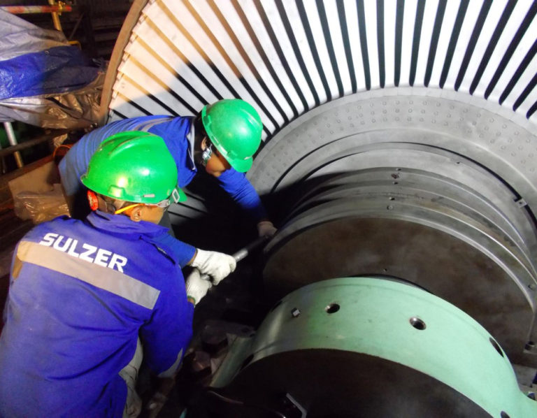 Ferninspektion der geothermischen Dampfturbine in Rekordzeit abgeschlossen