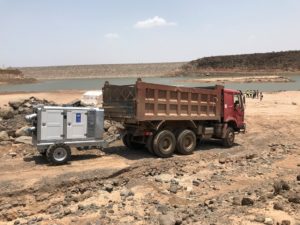 庞培antiallagamento di BBA泵per le Nazioni Unite a Gibuti