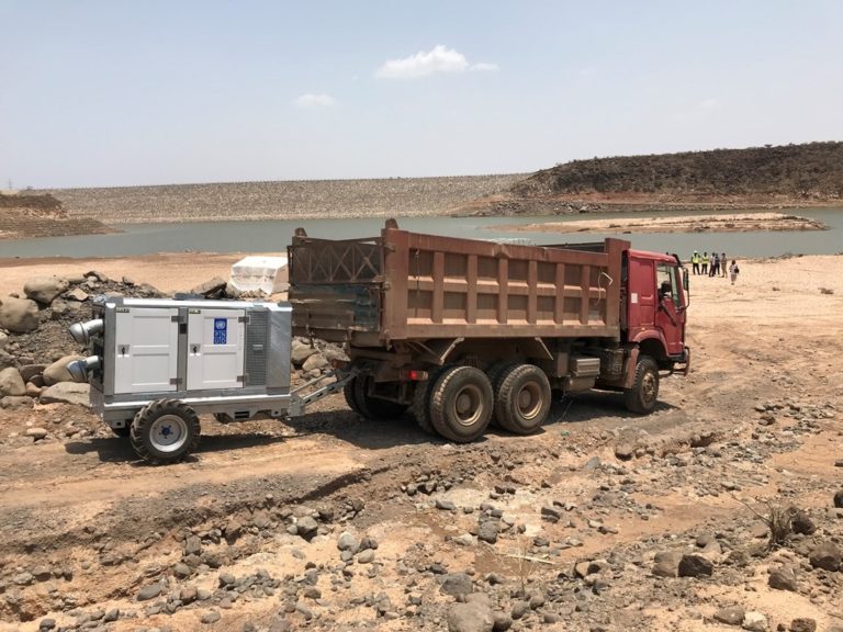 BBA水泵公司在吉布提为联合国提供的防洪泵