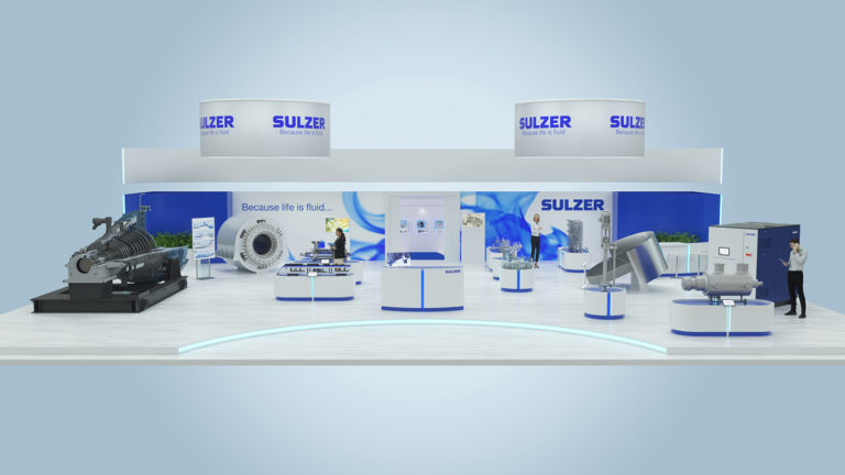 Going virtual – Sulzer welcomes visitors to its online virtual exhibition stand