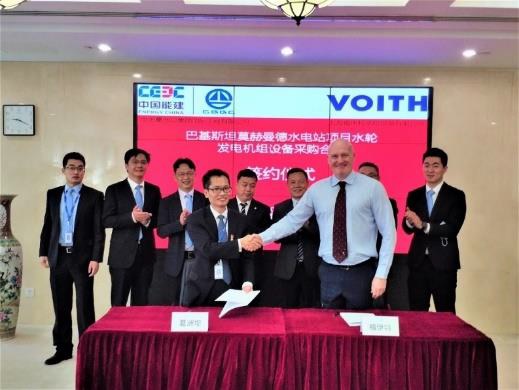 Voith erhält Auftrag zur Lieferung von Turbinen-Generator-Einheiten und Hilfssystemen für das Mohmand-Damm Wasserkraftprojekt in Pakistan