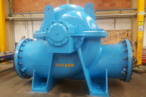 苏尔寿大修水站的主泵，确保几十年的可靠性