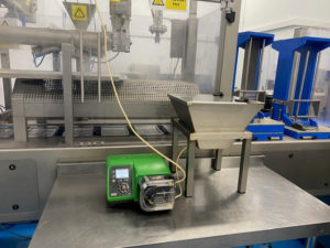 泵减少巧克力的口味变化从几个小时到几分钟