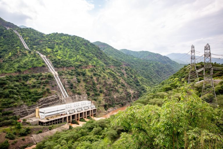 Äthiopisches Wasserkraftwerk Wasserkraftwerk mit intelligenten Lösungen ausgestattet