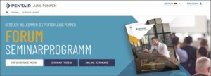 Pentair Jung Pumpen veröffentlicht 2021年研讨会计划