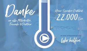 BOGE团队花费22000欧元在德国Betroffenen der Flutkatastrophen