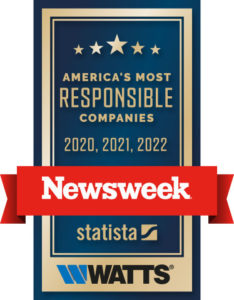 瓦茨水技术公司被《新闻周刊》评为“2022年美国最负责任的公司”之一
