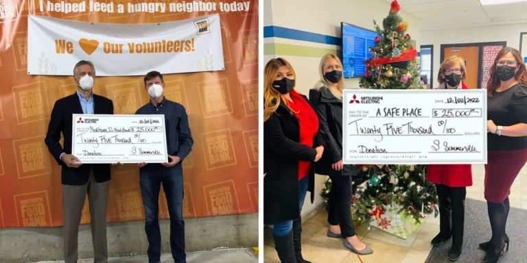 Mitsubishi Donates $50,000 to Charitable Organizations in the Chicagoland Area