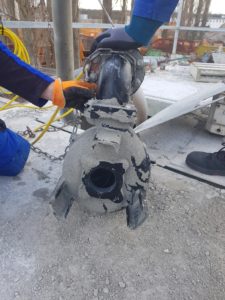 鹤umi: Wasserpumpen im Einsatz mit Zement und Co - Regelmäßiges Reinigen ist Pflicht