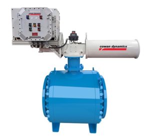 紧急关闭阀自动化与Cowan的E2H-ESD执行器