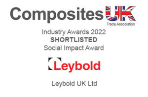 Leybold英国入围复合材料英国2022年工业奖