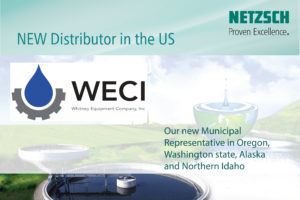 NETZSCH泵北美有限责任公司宣布在美国新的市政合作伙伴