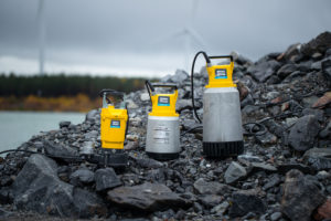 Las bombas sumgibles阿特拉斯·科普柯WEDA许可操作críticas en una mina sueca subterránea