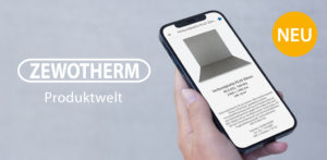 ZEWOTHERM Produktwelt应用程序是在线