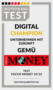 Focus Money veright GEMÜ die Auszeichnung“数字冠军2023”